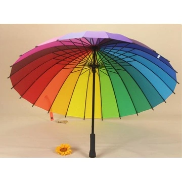 促销用彩虹广告伞