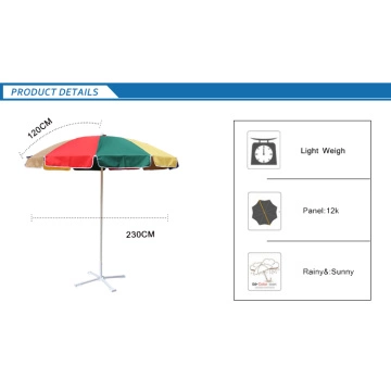 240CM 12K windproof Sunshade Balcony Beach Umbrella