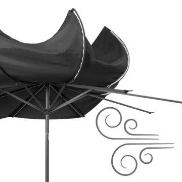 旋转花园餐厅阳光露台伞