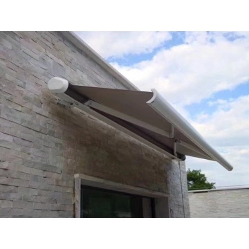 Automatic full cassette retractable awnings for garden