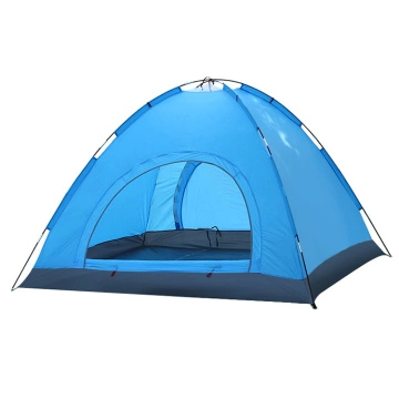 4 person pu coated waterproof taffeta tent Portable