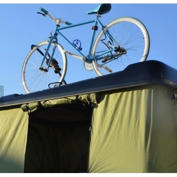 硬壳露营拖车屋顶帐篷与机架