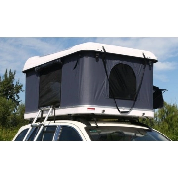 Hard Shell Camper Trailer Rooftop Tent with Rack