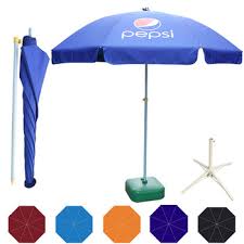 Advertising beach umbrella promotion beach sun parasol02 pepsi