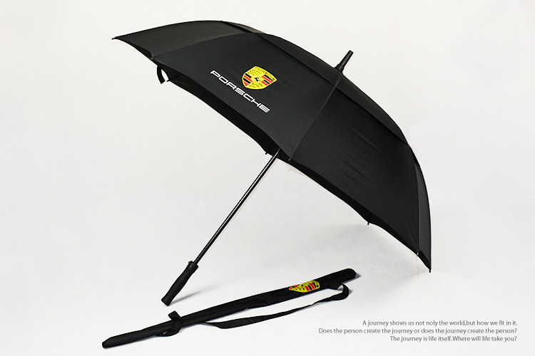 Car brand black PORSCHE advertising golf umbrella02