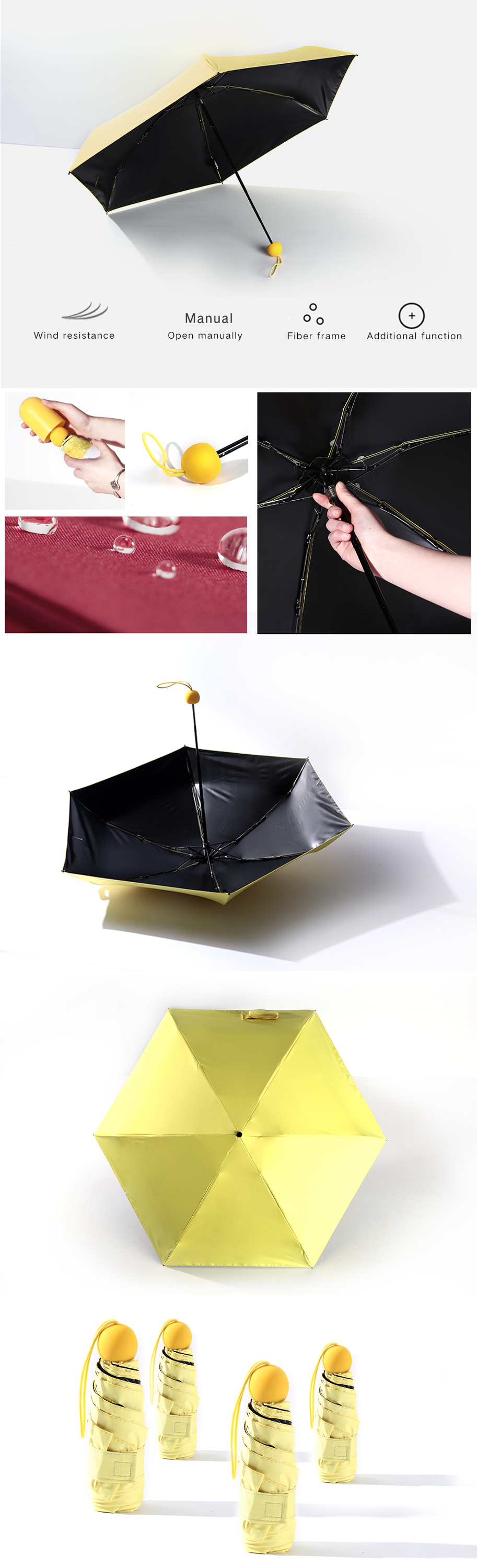 5 folding Capsule umbrella advertising05