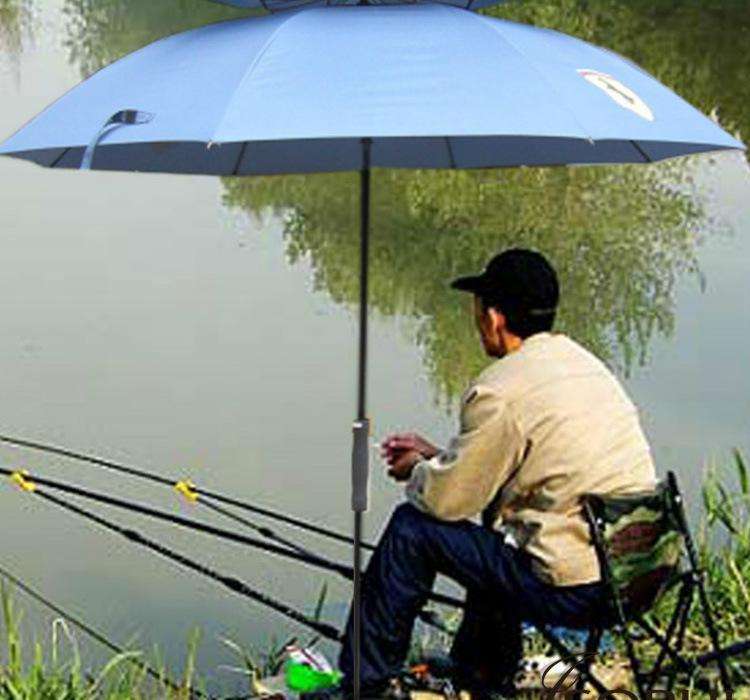 Straight fishing umbrella