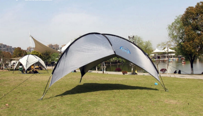 Easy Set Up Camping Gazebo Tent Large Shelter