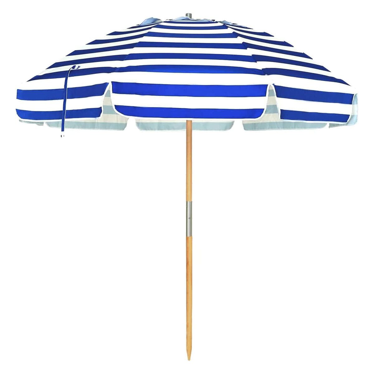 Custom 7.5FT Ash-Wood Pole Vented Beach Umbrella Custom 7.5FT Ash-Wood Pole Vented Beach Umbrella