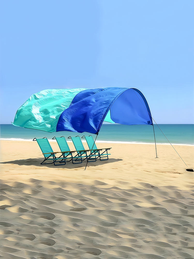 Custom Wind-Powered Auto-Deploy Beach Tent Canopy Custom Wind-Powered Auto-Deploy Beach Tent Canopy